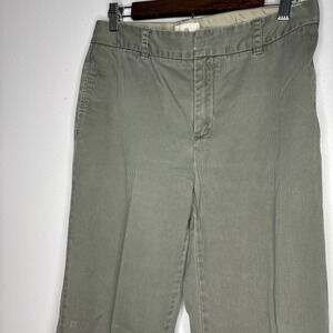 Vintage Gap Chinos Pants 8 Green Loose Fit Preppy Boho Retro 90s MidRise Classic